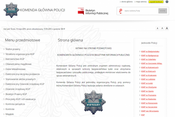 Platforma BIP Policji
